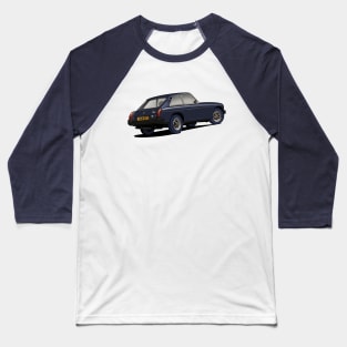 MG MGB GT Coupe Classic Car in blue Baseball T-Shirt